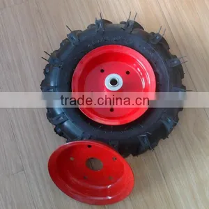 High Quality Manufacturer Rubber Wheelbarrow Wheels 4.10 3.50 6 Wheel Pneumatic thumbnail-2