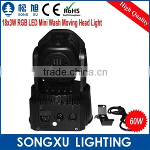 Amazing Effect 18x3w RGB LED Mini Moving Head Light, Moving Head Wash Light For Event,Disco Party Nightclub/SX-MH1803 thumbnail-4