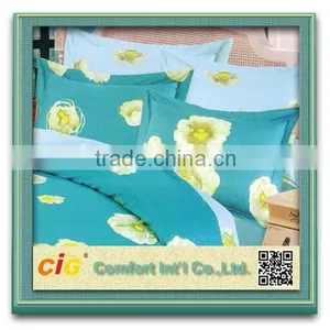 100% Polyester Printed Bedsheet Fabric thumbnail-1