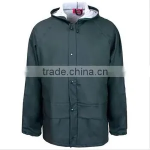 EN20471 2016 Green 100% Polyester 3M Reflective Raincoat Quality Choice thumbnail-2