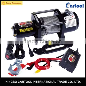 12v Electric Capstan Winches 6000lbs/car Winch/mini 12v Electric Winch thumbnail-1