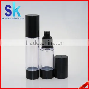 Nice Black Color Plastic Lotion Pump Cosmetic Airless Bottle 30ml 50ml thumbnail-4