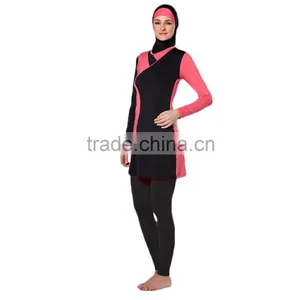 Open Hot Sexy Girl Photo Muslim Women Swimwear Waterproof thumbnail-2