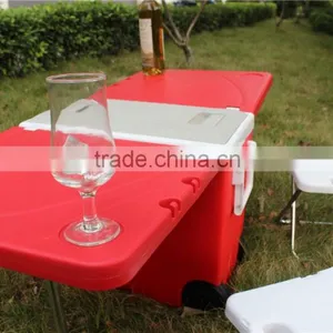 Travel Insulated Ice Box With Fold-able Table and Chair Quality Choice thumbnail-3