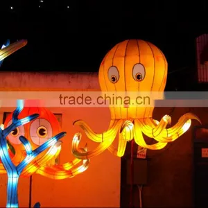 Outdoor Silk Octopus Lantern thumbnail-1