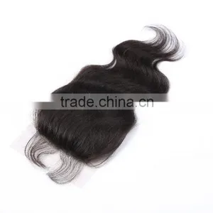 Bleached Knots Brazilian Virgin Hair Lace Top Closure Swiss Lace Unprocessed Human Hair Wigs thumbnail-6