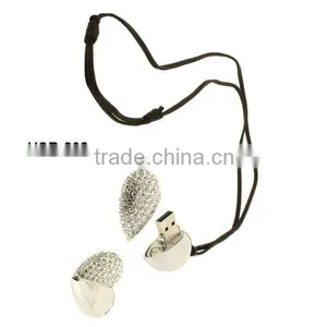 Promotion Gift Heart Shape Jewelry Usb Flash Drive thumbnail-1