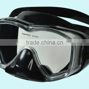 China Black Silicon Diving Mask Manufacturer For Wholesale thumbnail-1