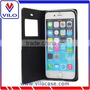 Card Holder Combo Color Leather Flip Case for Iphone 6s With Window thumbnail-6