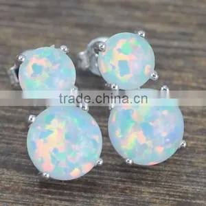 Latest Design Opal 925 Sterling Silver Fashion Earring 2015 thumbnail-3