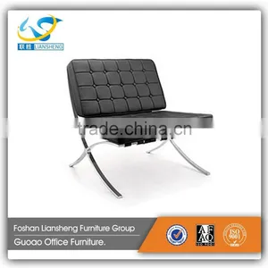 Stainless Steel Base Modern Simple Design Office Sofa Set for Executive Office GAS727 thumbnail-2