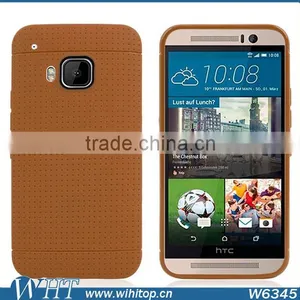 The Newest Design Silicon With Honeycomb Case for HTC One M9 Wholesale Price thumbnail-6