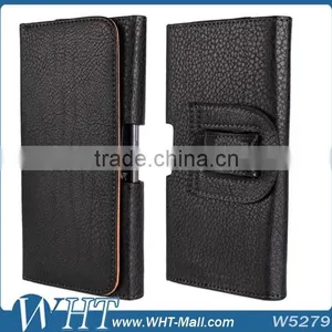 With Belt Clip Littchee Patterned Wallet Leather Pouch for HTC ONE 2 M8 thumbnail-1