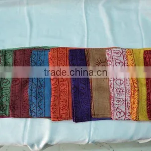 Hindu God Printed Prayer Scarves From India thumbnail-1
