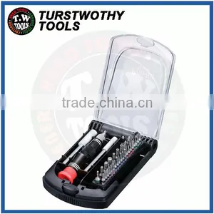 33pcs 8860 Satin Finish Aluminum Ratchet Handle Precision Screwdriver Set thumbnail-1