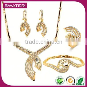 Wholesale Jewelry Stylish Fake Gold Jewelry Set thumbnail-1