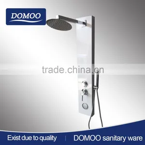 304 Anti-fingerprint Thermostatic Stainless Steel Shower Panel Brushed thumbnail-1