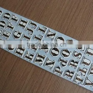 Home Decor Vinyl Alphabet Letter Chipboard Sticker/paper Sticker thumbnail-1
