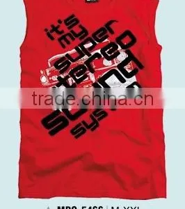 100% Cotton Vest With Printed for Men thumbnail-1