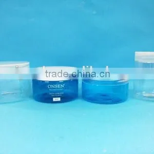 Empty Cosmetic Jars , Clear PET Jar for Cream Packaging , 100ml 150ml Etc thumbnail-1