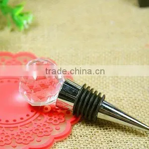 Crystal Ball Wine Stopper for Wedding Favors thumbnail-2