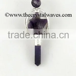 Amethyst 3 Piece Merkaba/Star Pendant thumbnail-1