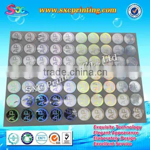 Factory Wholesale Security Hologram Sticker Label , Hologram Security Sticker thumbnail-1