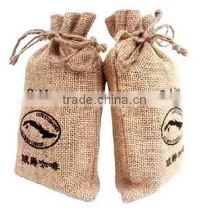 Customized Natural Jute Burlap Bag thumbnail-4
