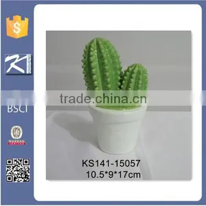 Funny Porcelain Cactus Figurine Home Decoration thumbnail-4