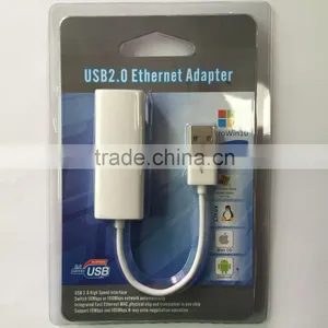 Driver-free USB 2.0 to 10/100 Fast Ethernet Adapter for Laptops Desktops thumbnail-5