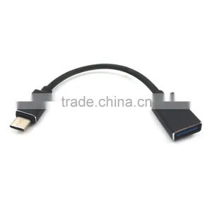 USB 3.1 Type C Male Connector to A Female OTG Data Cable for Macbook thumbnail-1