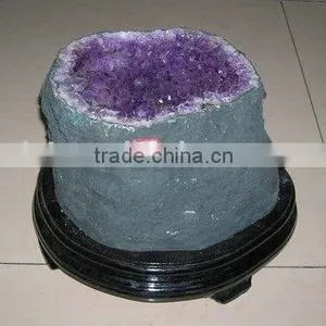 Natural Amethyst Crystal Geode thumbnail-1