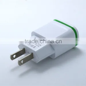 5V 2.1A +1A Universal Travel USB Charger Adapter Wall Charger Portable EU UK Plug Mobile Phone Smart Charger thumbnail-3