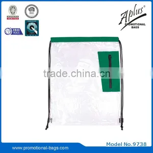 Special Purpose Bags Transparent PVC Shopping Drawstring Bag thumbnail-3