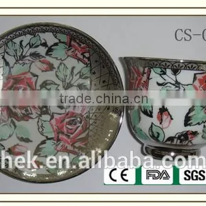 Ceramic Bone China Cup and Saucer thumbnail-4