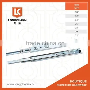 W45 Side Hanging Full Extension Ball Bearing Slide Drawer Slides Rails Bearings thumbnail-5