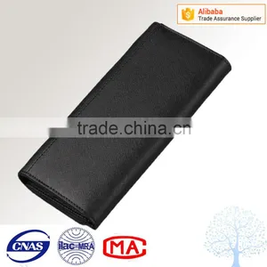 Classical Saffiano Leather Wallet With Metal Frame thumbnail-4