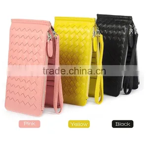 Genuine Leather Wallet Security Ladies Party Clutches Purse thumbnail-2