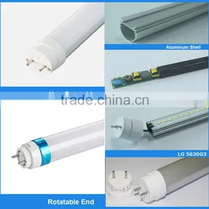 Rotable 120 To180 Degree Low Power Tube Led T8 Tube 1.5M 22W thumbnail-1