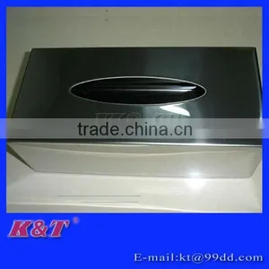 Nice Quality Rectangular Stainless Steel Tissue Box thumbnail-1