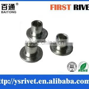 5-5 White Zinc Plated Tubular Steel Rivet, Brake Lining Rivet thumbnail-1