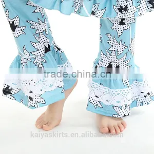 2016 Christmas Yiwu Kaiya New Fashion 3 Pieces Coat Dress and Pant Baby Girl Boutique Clothing Sets thumbnail-6