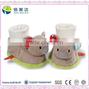 Winter Warm Popular Infants Born Gift Lovely Koala Plush Slippers Baby Shoes thumbnail-1