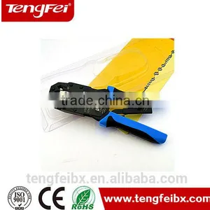 China Manufacturer's 10P10C Modular Crimps,Strips&Cuts Tool RJ45 thumbnail-1