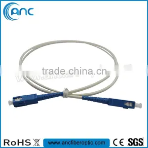 SM MM SC LC FC ST SMA Ivory White Color Fiber Patch Cord thumbnail-1