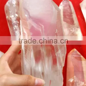 95% Clear Big Natural Rough Crystal Wand Obelisk thumbnail-1