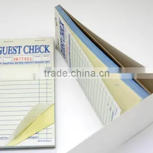 Restaurant Guest Checks With Carbonless Book thumbnail-1