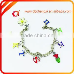 Personalized Flower and Letter Shaped Floating Charms thumbnail-1