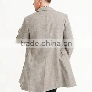 Hot Style Double Breasted Two Patch Pockets Japanese Long Coat Men thumbnail-3