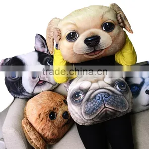 House Hold Creative Cartoon Animal-shaped Seat Cushion Cove Doggy Car Seat Sofa Pillow Cover thumbnail-1